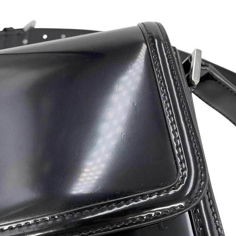 サンローランパリ ショルダーバッグ ソルフェリーノ ミディアム パテントレザー 711039 SAINT LAURENT PARIS 黒