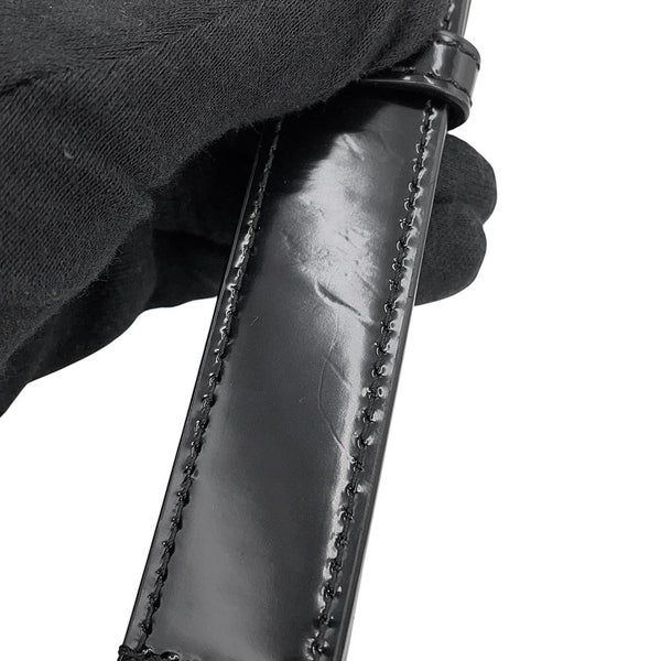 サンローランパリ ショルダーバッグ ソルフェリーノ ミディアム パテントレザー 711039 SAINT LAURENT PARIS 黒