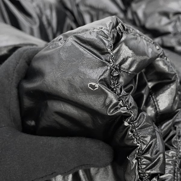 モンクレール ダウンジャケット Moncler x A$AP Rocky Bahianinha ショートダウンジャケット メンズサイズ2 K24041A00014 黒