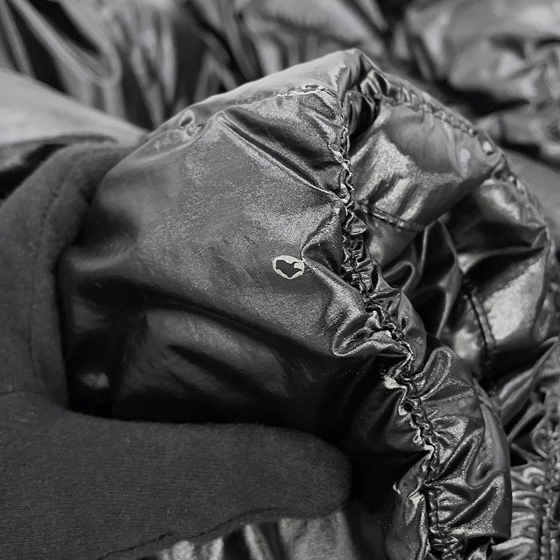 モンクレール ダウンジャケット Moncler x A$AP Rocky Bahianinha ショートダウンジャケット メンズサイズ2 K24041A00014 黒