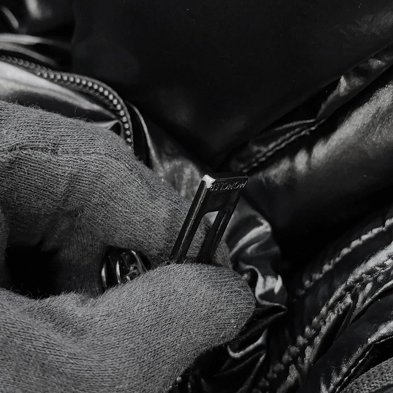 モンクレール ダウンジャケット Moncler x A$AP Rocky Bahianinha ショートダウンジャケット メンズサイズ2 K24041A00014 黒