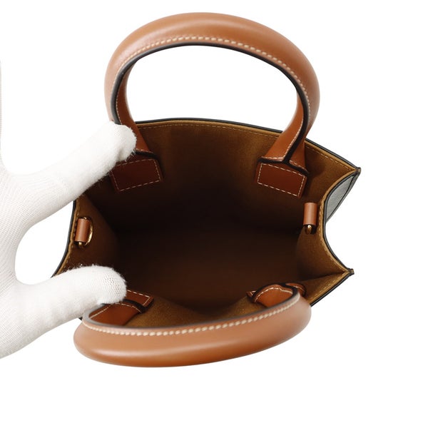セリーヌ ハンドバッグ トリオンフ ミニ バーティカル カバ PVC レザー 194372 CELINE 2wayショルダーバッグ