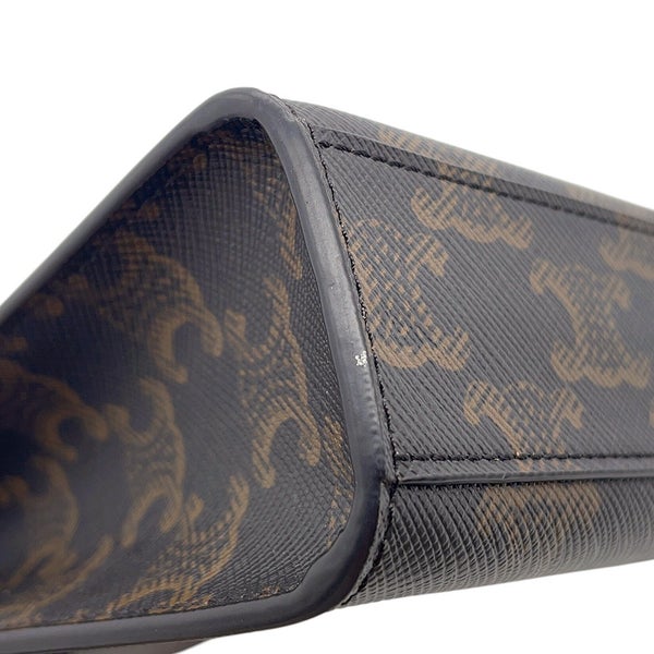 セリーヌ ハンドバッグ トリオンフ ミニ バーティカル カバ PVC レザー 194372 CELINE 2wayショルダーバッグ