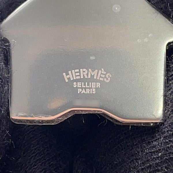 エルメス 犬用メダル オー・ドド ブルー・サテュレ / ヴェール・エムロード メタル HERMES 首輪チャーム