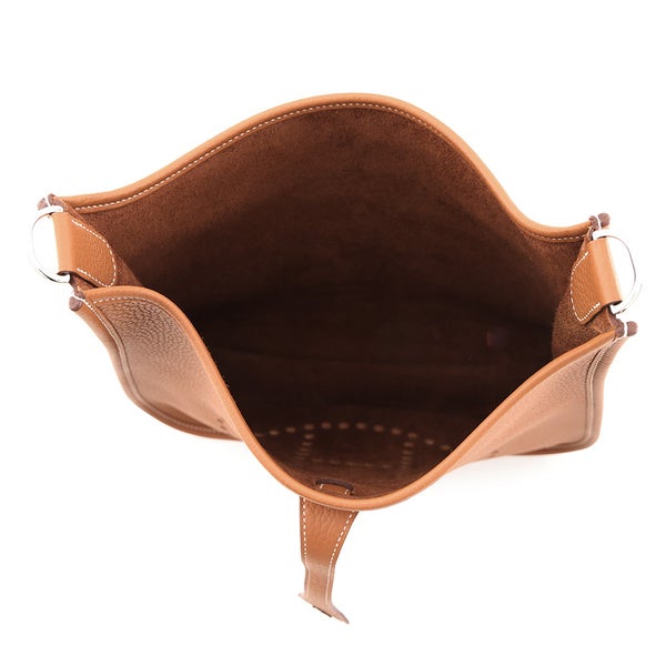 エルメス ショルダーバッグ エブリン3 PM ゴールド/シルバー金具 トリヨンクレマンス G刻印 HERMES Evelyne