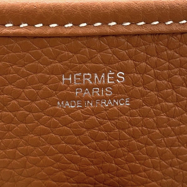 エルメス ショルダーバッグ エブリン3 PM ゴールド/シルバー金具 トリヨンクレマンス G刻印 HERMES Evelyne
