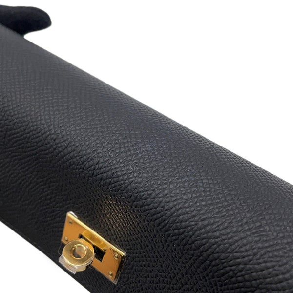 エルメス ケリーウォレット ロング トゥーゴー ブラック/ゴールド金具 エプソン G刻印 財布 黒