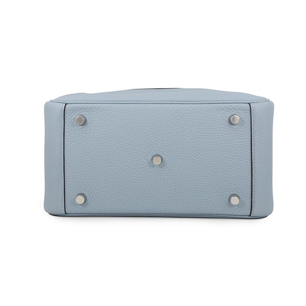 エルメス ハンドバッグ リンディ26 ヴェルソ ブルーラン/ブルーグラシエ/シルバー金具 トリヨンクレマンス G刻印 HERMES 2way ショルダーバッグ