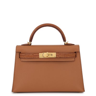 Hermès Mini Kelly 2 Gold Gold