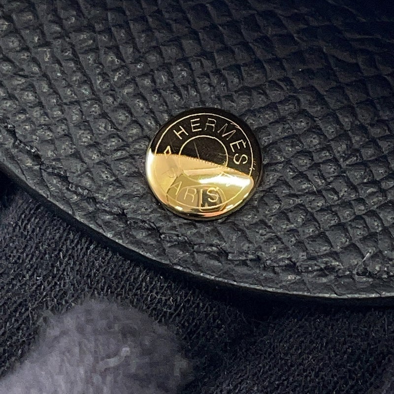 エルメス 長財布 マカロン ロング トゥ ゴー ブラック/ゴールド金具 エプソン G刻印 HERMES 財布 黒