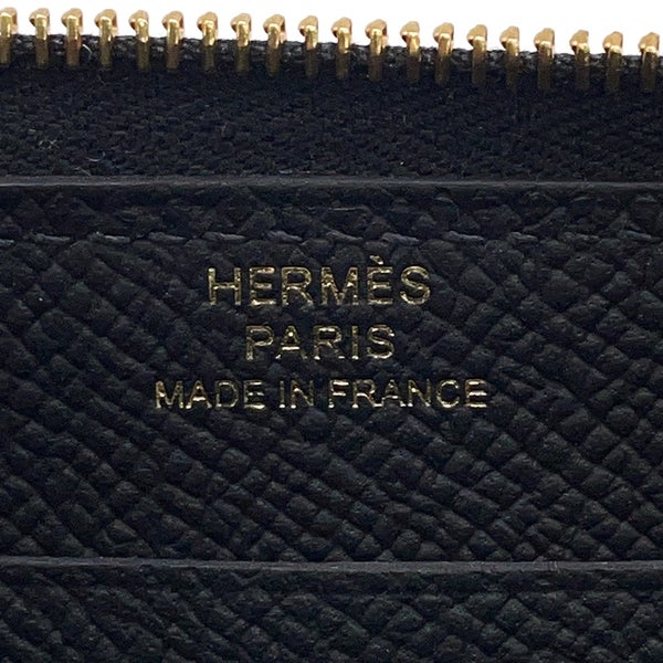 エルメス 長財布 マカロン ロング トゥ ゴー ブラック/ゴールド金具 エプソン G刻印 HERMES 財布 黒