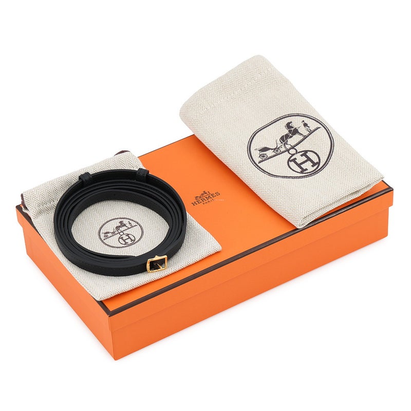 エルメス 長財布 マカロン ロング トゥ ゴー ブラック/ゴールド金具 エプソン G刻印 HERMES 財布 黒