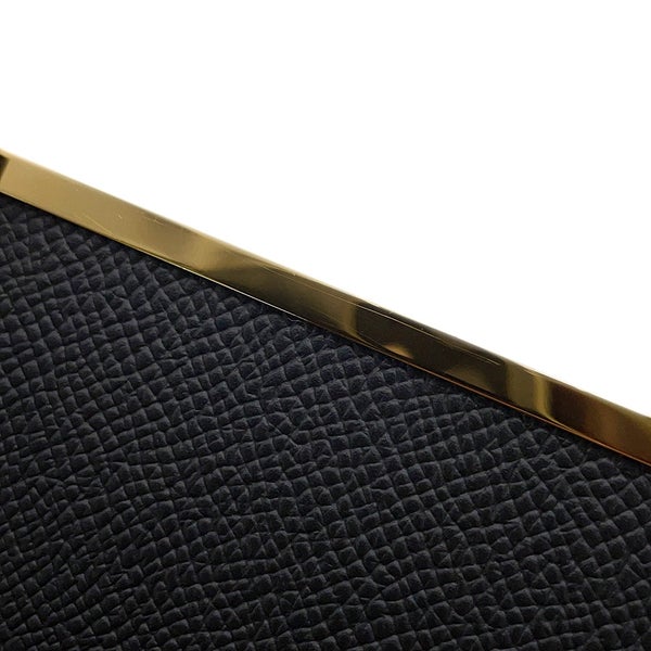 エルメス ショルダーバッグ ゲタ スリム ブラック/ゴールド金具 エプソン G刻印 HERMES 黒