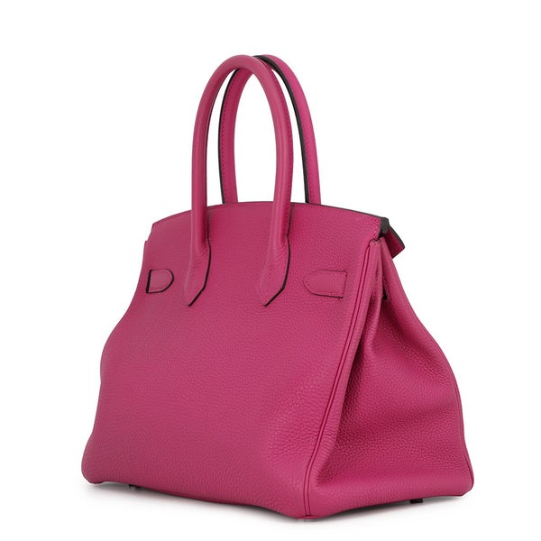 エルメス バーキン30 ローズパープル/シルバー金具 トゴ D刻印 HERMES Birkin ハンドバッグ