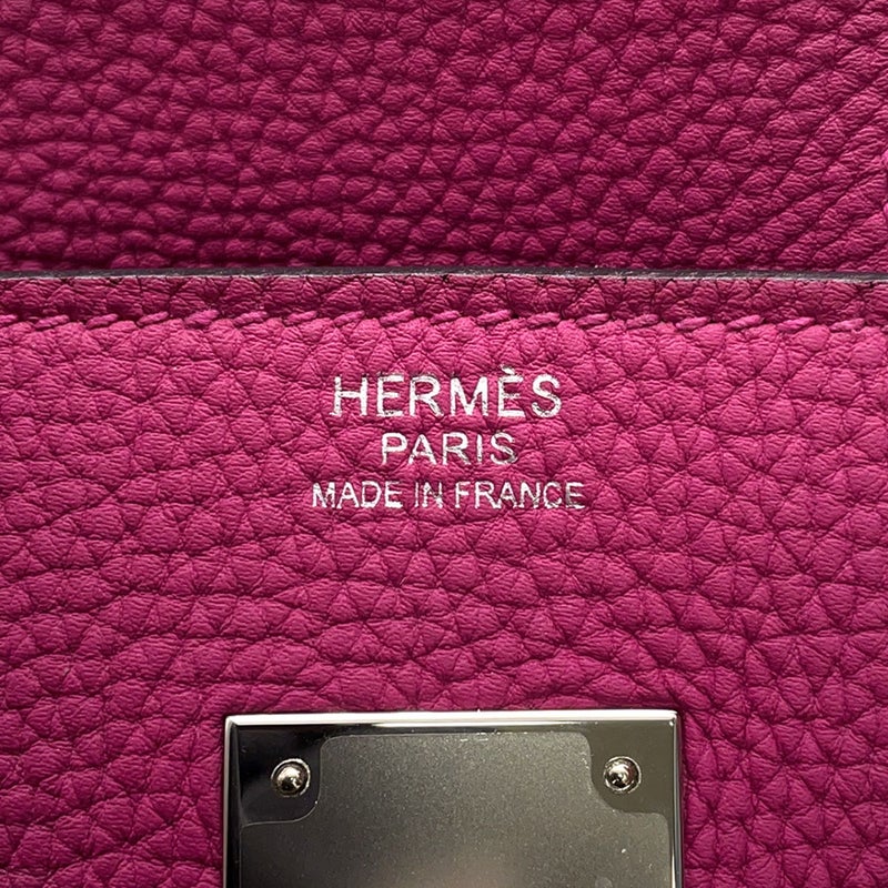 エルメス バーキン30 ローズパープル/シルバー金具 トゴ D刻印 HERMES Birkin ハンドバッグ
