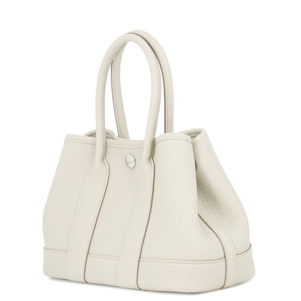 エルメス トートバッグ ネオ・ガーデン 23 ガーデンパーティ ベトン/シルバー金具 ネゴンダ W刻印 HERMES