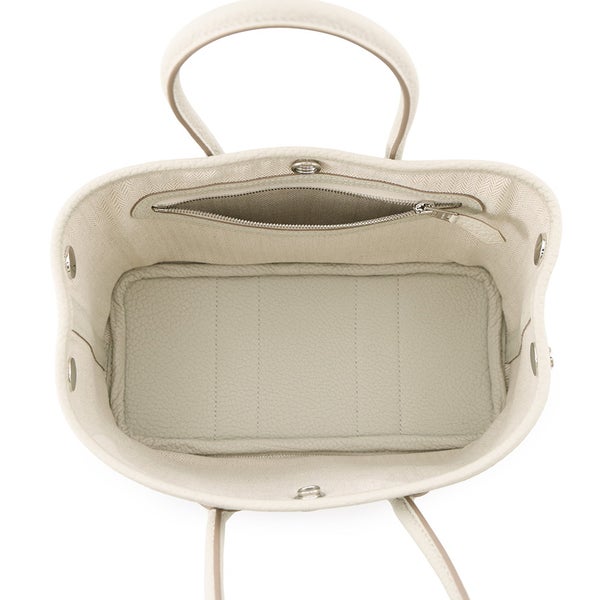 エルメス トートバッグ ネオ・ガーデン 23 ガーデンパーティ ベトン/シルバー金具 ネゴンダ W刻印 HERMES