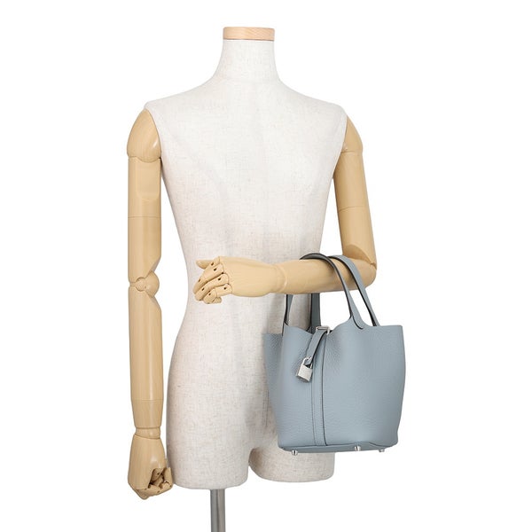 エルメス ハンドバッグ ピコタンロックPM グリパンタン/シルバー金具 トリヨンクレマンス G刻印 HERMES