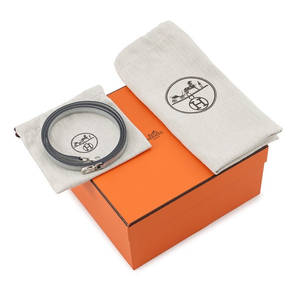 エルメス ハンドバッグ ミニケリー2 外縫い アルジャン/シルバー金具 シェブルシャムキラ K刻印 HERMES 2wayバッグ