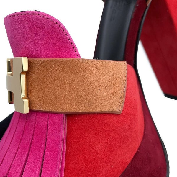 エルメス サンダル スエード レディースサイズ35 1/2 HERMES 靴