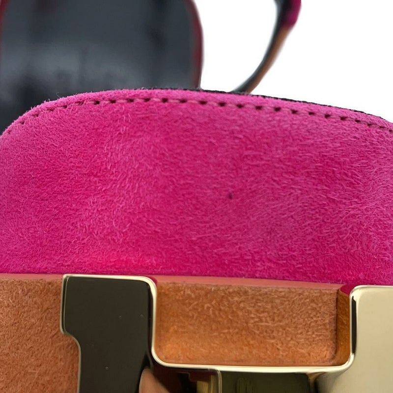 エルメス サンダル スエード レディースサイズ35 1/2 HERMES 靴