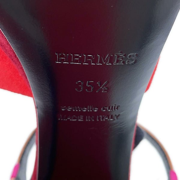エルメス サンダル スエード レディースサイズ35 1/2 HERMES 靴