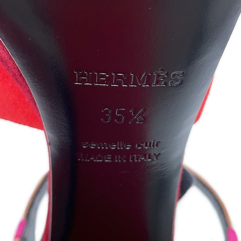 エルメス サンダル スエード レディースサイズ35 1/2 HERMES 靴