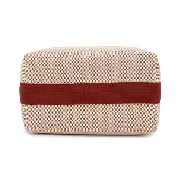 エルメス ポーチ ブリッド・ア・ブラックGM カブリオル テラコッタ/シルバー金具 キャンバス HERMES バッグ