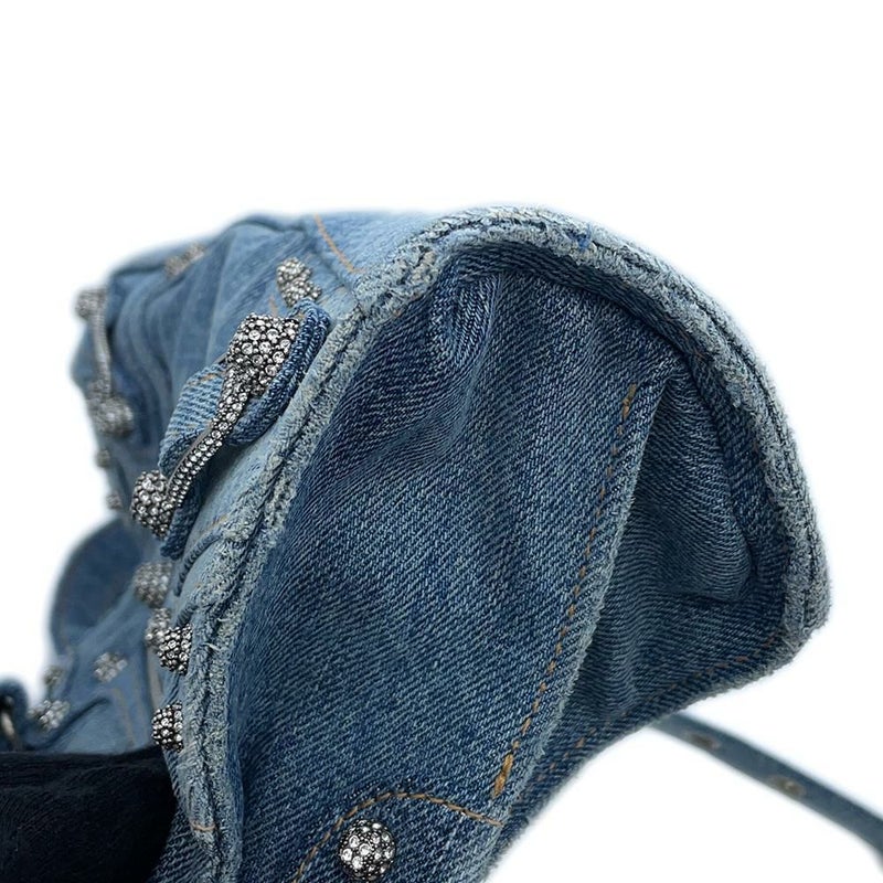 バレンシアガ ハンドバッグ ネオ カゴール XS デニム 700940 BALENCIAGA 2wayショルダーバッグ