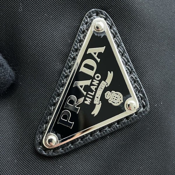 プラダ ビジネスバッグ サフィアーノレザー ナイロン VA0871 PRADA 2wayショルダーバッグ ブリーフケース 黒