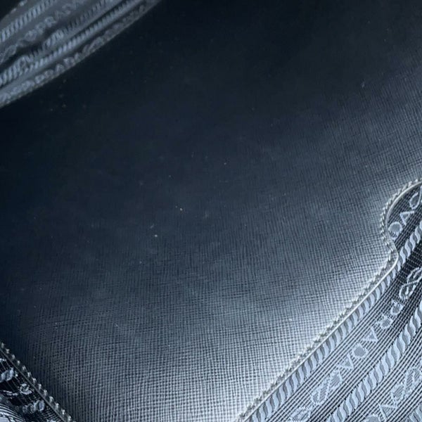 プラダ ビジネスバッグ サフィアーノレザー ナイロン VA0871 PRADA 2wayショルダーバッグ ブリーフケース 黒