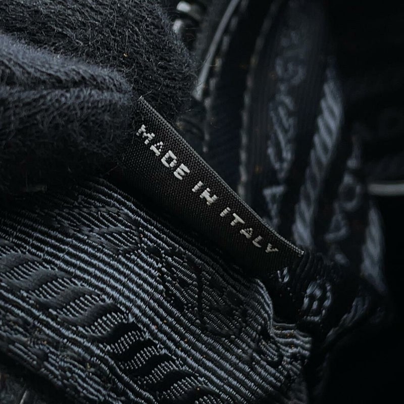 プラダ ビジネスバッグ サフィアーノレザー ナイロン VA0871 PRADA 2wayショルダーバッグ ブリーフケース 黒