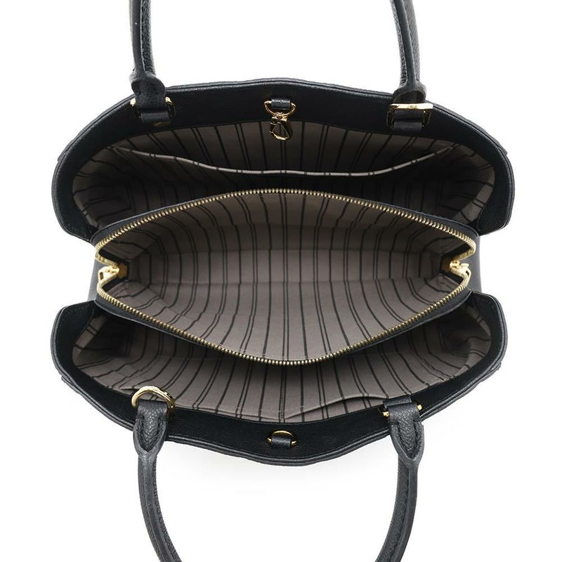 ルイヴィトン ハンドバッグ モノグラム・アンプラント モンテーニュMM M41048 LOUIS VUITTON 2way 黒 ブラック