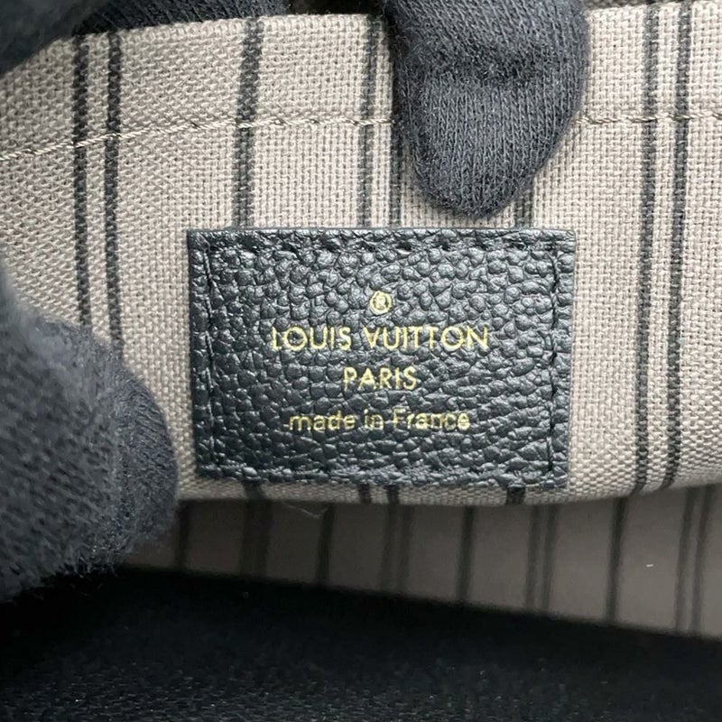 ルイヴィトン ハンドバッグ モノグラム・アンプラント モンテーニュMM M41048 LOUIS VUITTON 2way 黒 ブラック