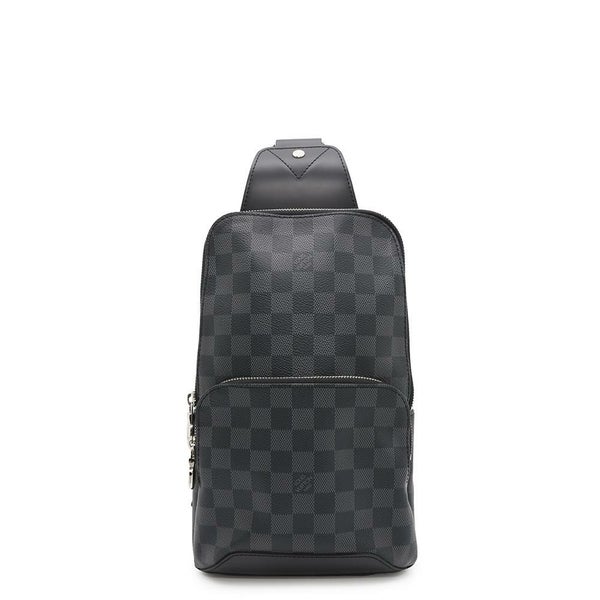 ルイヴィトン ボディバッグ ダミエ・グラフィット アヴェニュー・スリングバッグ N41719 LOUIS VUITTON 黒 ブラック