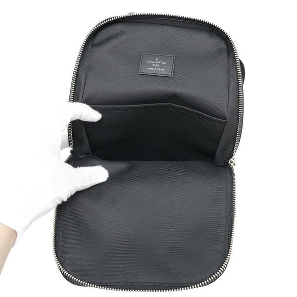 ルイヴィトン ボディバッグ ダミエ・グラフィット アヴェニュー・スリングバッグ N41719 LOUIS VUITTON 黒 ブラック