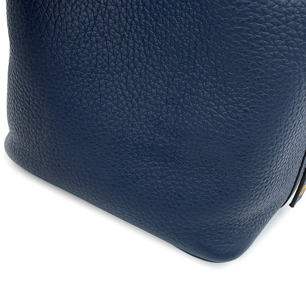 エルメス ハンドバッグ ピコタンロックPM ブルードプリュス/ゴールド金具 トリヨンクレマンス B刻印 HERMES