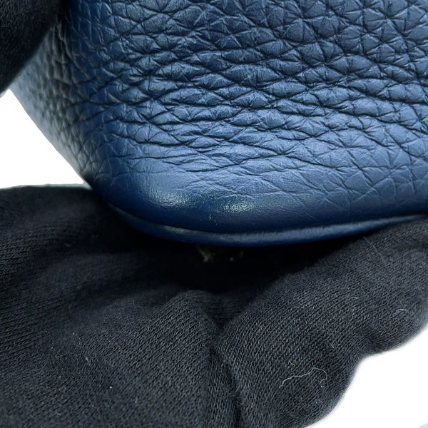 エルメス ハンドバッグ ピコタンロックPM ブルードプリュス/ゴールド金具 トリヨンクレマンス B刻印 HERMES