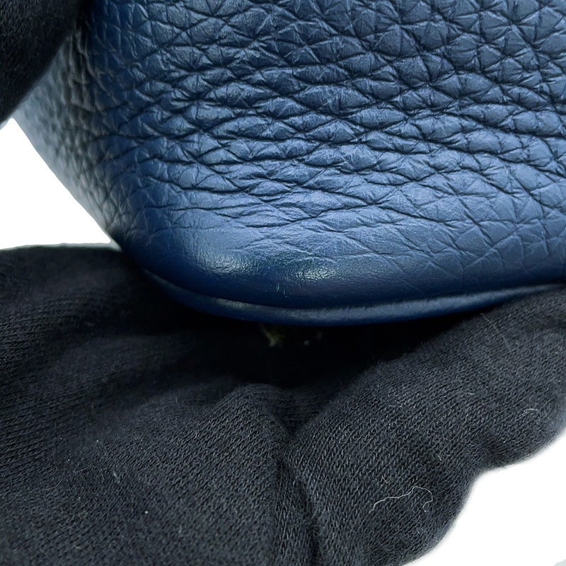 エルメス ハンドバッグ ピコタンロックPM ブルードプリュス/ゴールド金具 トリヨンクレマンス B刻印 HERMES