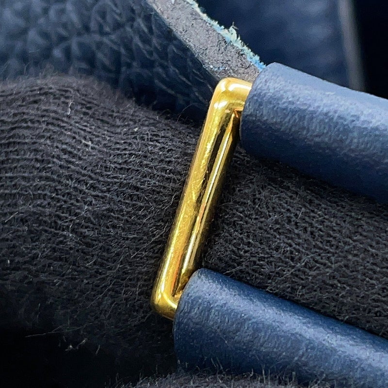 エルメス ハンドバッグ ピコタンロックPM ブルードプリュス/ゴールド金具 トリヨンクレマンス B刻印 HERMES