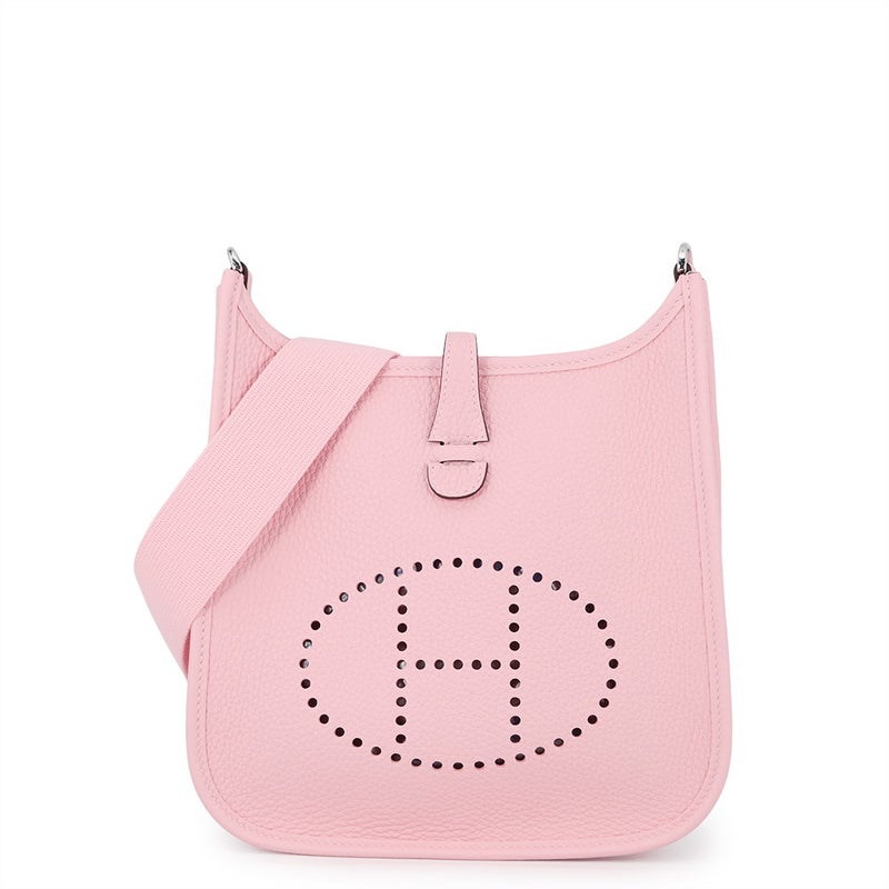 エルメス ショルダーバッグ エブリン3 23 ローズサクラ/シルバー金具 トリヨンクレマンス G刻印 HERMES
