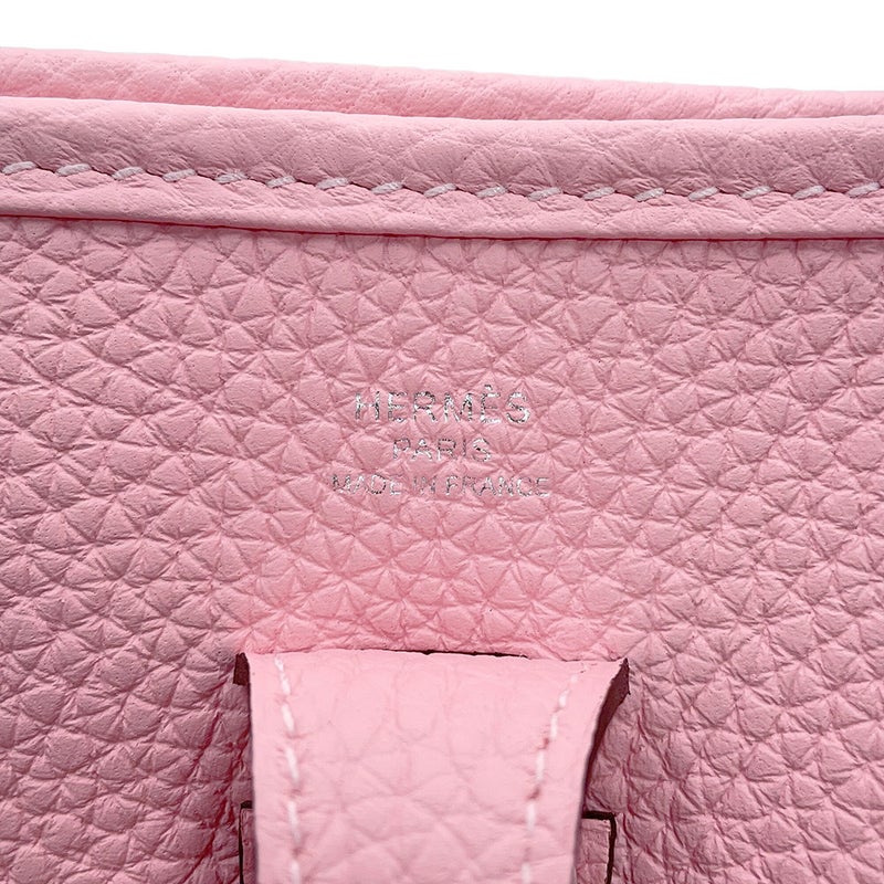 エルメス ショルダーバッグ エブリン3 23 ローズサクラ/シルバー金具 トリヨンクレマンス G刻印 HERMES