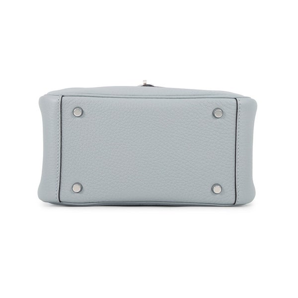 エルメス ハンドバッグ リンディ ミニ グリパンタン/シルバー金具 トリヨンクレマンス G刻印 HERMES 2wayショルダーバッグ