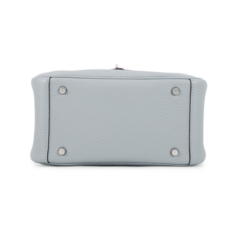 エルメス ハンドバッグ リンディ ミニ グリパンタン/シルバー金具 トリヨンクレマンス G刻印 HERMES 2wayショルダーバッグ