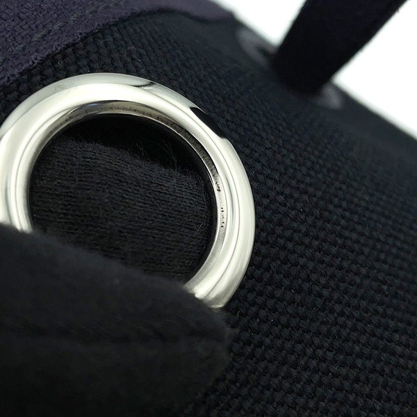 エルメス ショルダーバッグ エールバッグジップ ミニ ブラック/ブルーインディゴ/シルバー金具 トワルミリタリー/ヴァッシュハンター K刻印 黒