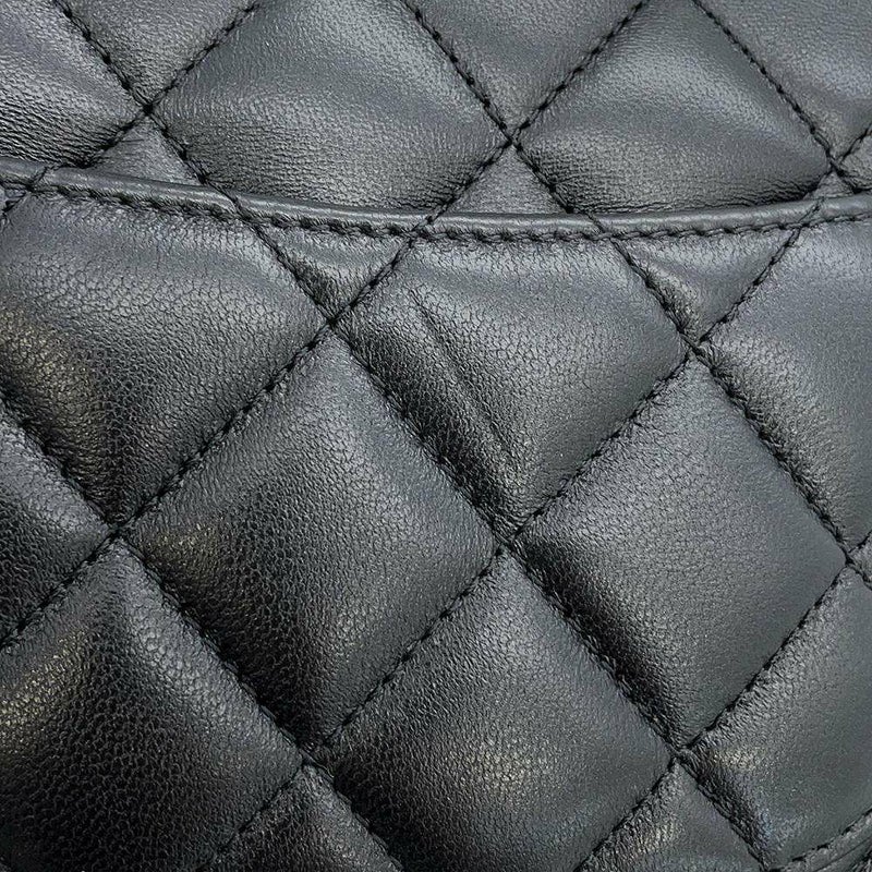 シャネル ハンドバッグ ココマーク マトラッセ ラムスキン AS4654 CHANEL 2wayショルダーバッグ 黒