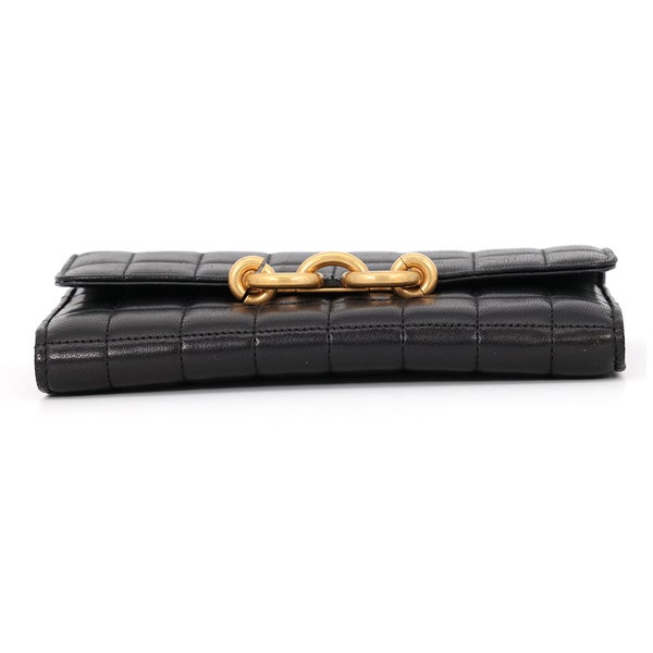 サンローランパリ チェーンウォレット LE MAILLON WALLET ラムスキン 738109 SAINT LAURENT PARIS 財布 黒