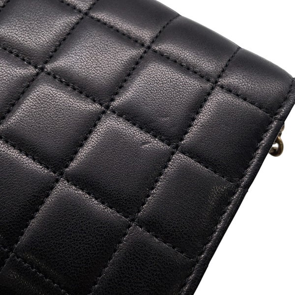 サンローランパリ チェーンウォレット LE MAILLON WALLET ラムスキン 738109 SAINT LAURENT PARIS 財布 黒