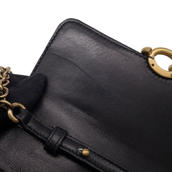 サンローランパリ チェーンウォレット LE MAILLON WALLET ラムスキン 738109 SAINT LAURENT PARIS 財布 黒