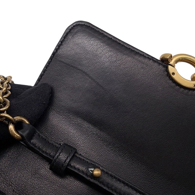 サンローランパリ チェーンウォレット LE MAILLON WALLET ラムスキン 738109 SAINT LAURENT PARIS 財布 黒